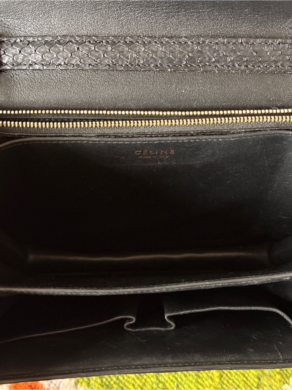 Gorgeous vintage Celine Python Bag - Picture 4 of 6
